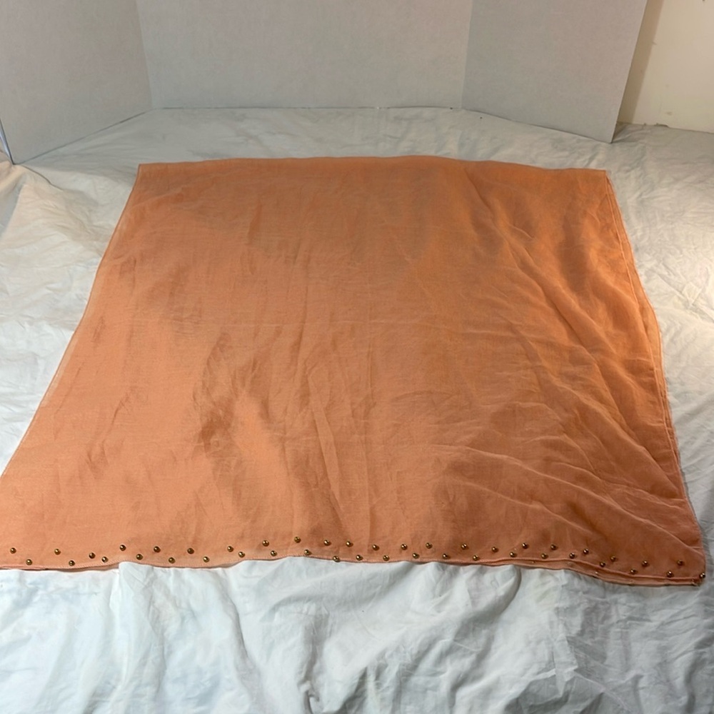 Pretty Peach Scarf - Picture 2 of 4
